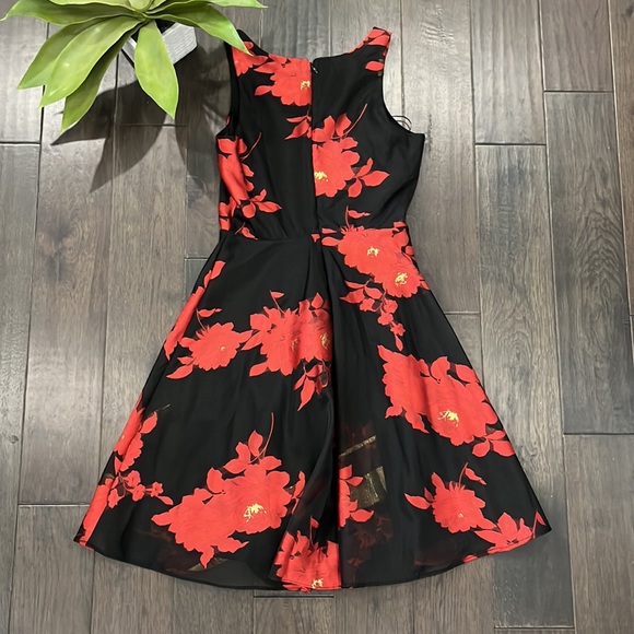 🌸 3/$25 Ricki’s | Beautiful Red & Black Dress - Picture 4 of 5
